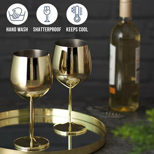 500ml stainless steel wine glass for champagne and cocktails