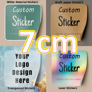 Personalized PVC stickers designed for anniversaries and celebrations