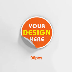 Custom logo sticker for promotional branding use