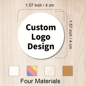Custom PVC stickers available in multiple shapes based on customer request
