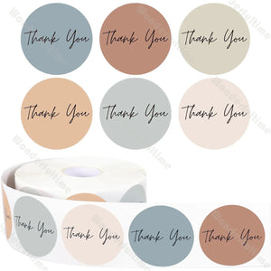 Easter themed round stickers used as envelope seals