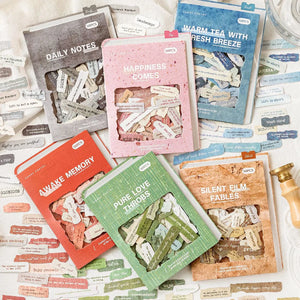 Vintage label stickers designed for junk journals and scrapbooking projects