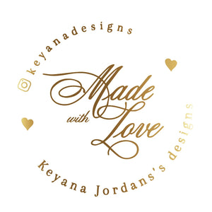 Clear gold foil thank you stickers on party favor bags