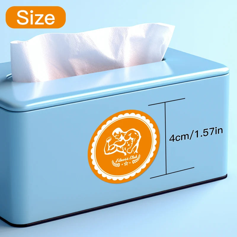 Personalized logo sticker for business branding and packaging