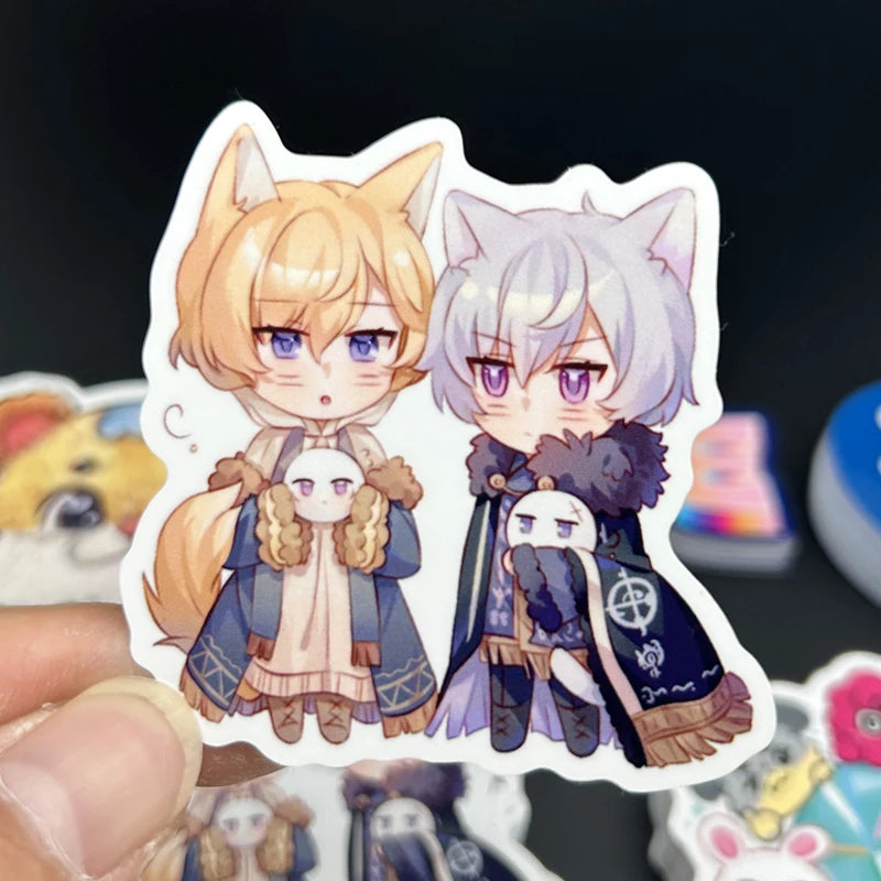 personalized waterproof logo stickers die cut labels