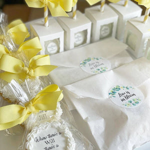 500pcs custom stickers bulk order for weddings, events, and branded packaging