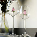 3D Pink Rose Wine Glass – Romantic Champagne Goblet for Valentine’s Day Gift