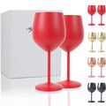 Unbreakable Stainless Steel Wine Glass (500ML) – Red Wine, Cocktail & Champagne Goblet