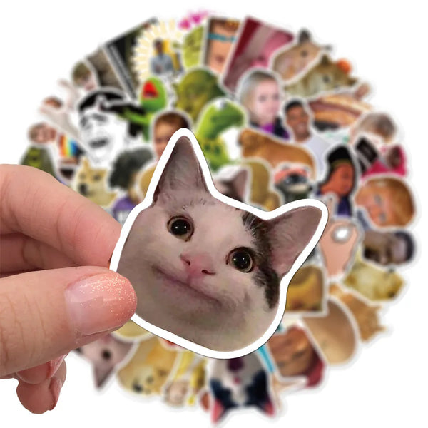 Meme Stickers for Fun Decor