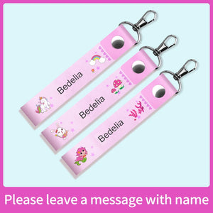 anti lost kids name keyring for daily school use