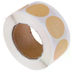 Writable blank round label stickers for notes, pricing, and organization