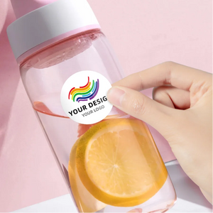 Custom logo sticker for branding envelopes and mailers