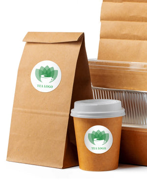 Custom logo sticker suitable for indoor and outdoor use