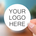 Custom logo sticker with waterproof vinyl and vibrant print