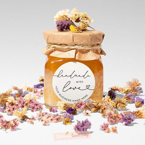 Custom logo stickers for small business branding and professional event packaging