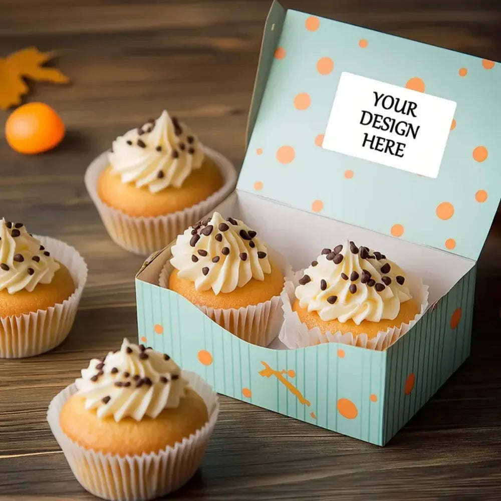 Steps showing how to order custom logo PVC stickers