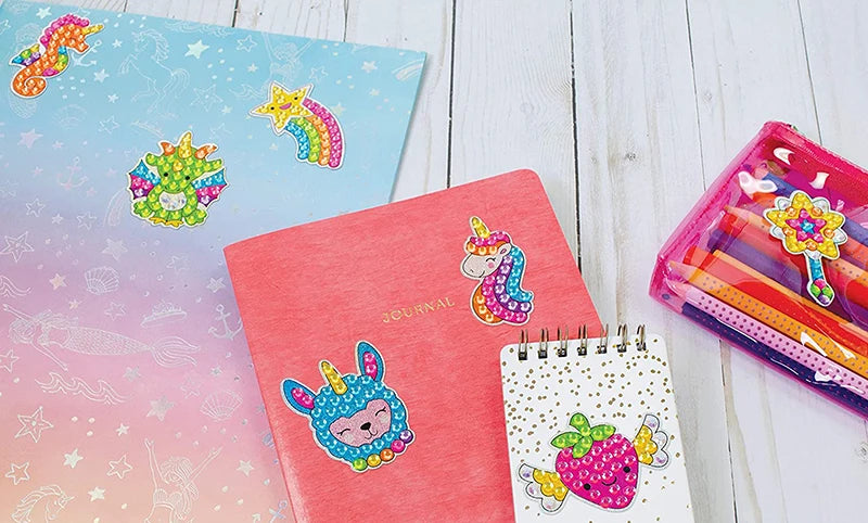 Gem art unicorn sticker kit for kids creative DIY crafting