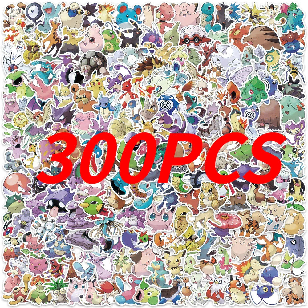 Pokemon Pikachu Kawaii Stickers – Waterproof Decals
