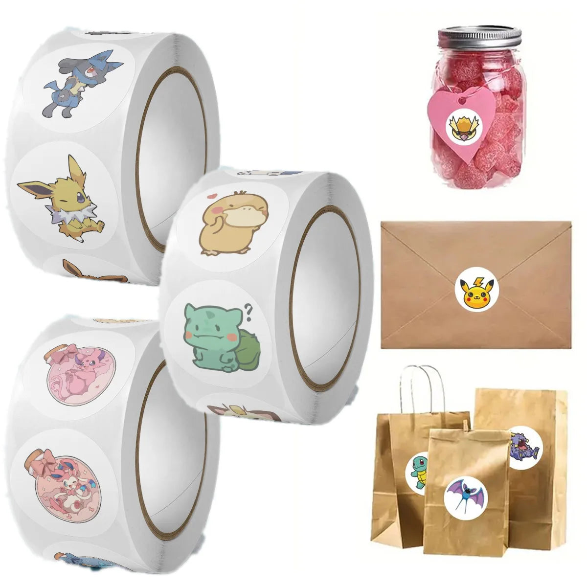 Anime sticker roll gift for kids teens and friends