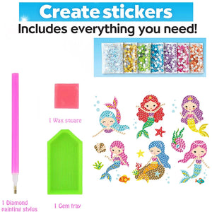 Big gem diamond sticker activity kit for kids craft and fun