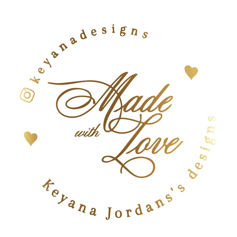 Clear gold foil thank you stickers on party favor bags