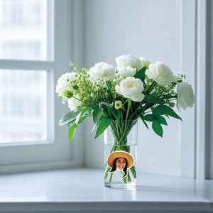 Personalized face sticker cutout created from uploaded photo