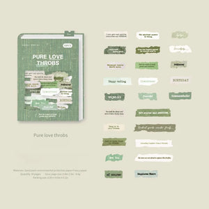Vintage English stickers ideal for planners, scrapbooks, and journals