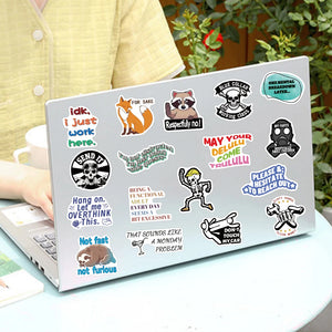 prank meme decals pack for laptops and notebooks