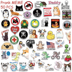 prank meme stickers suitable for diy decoration