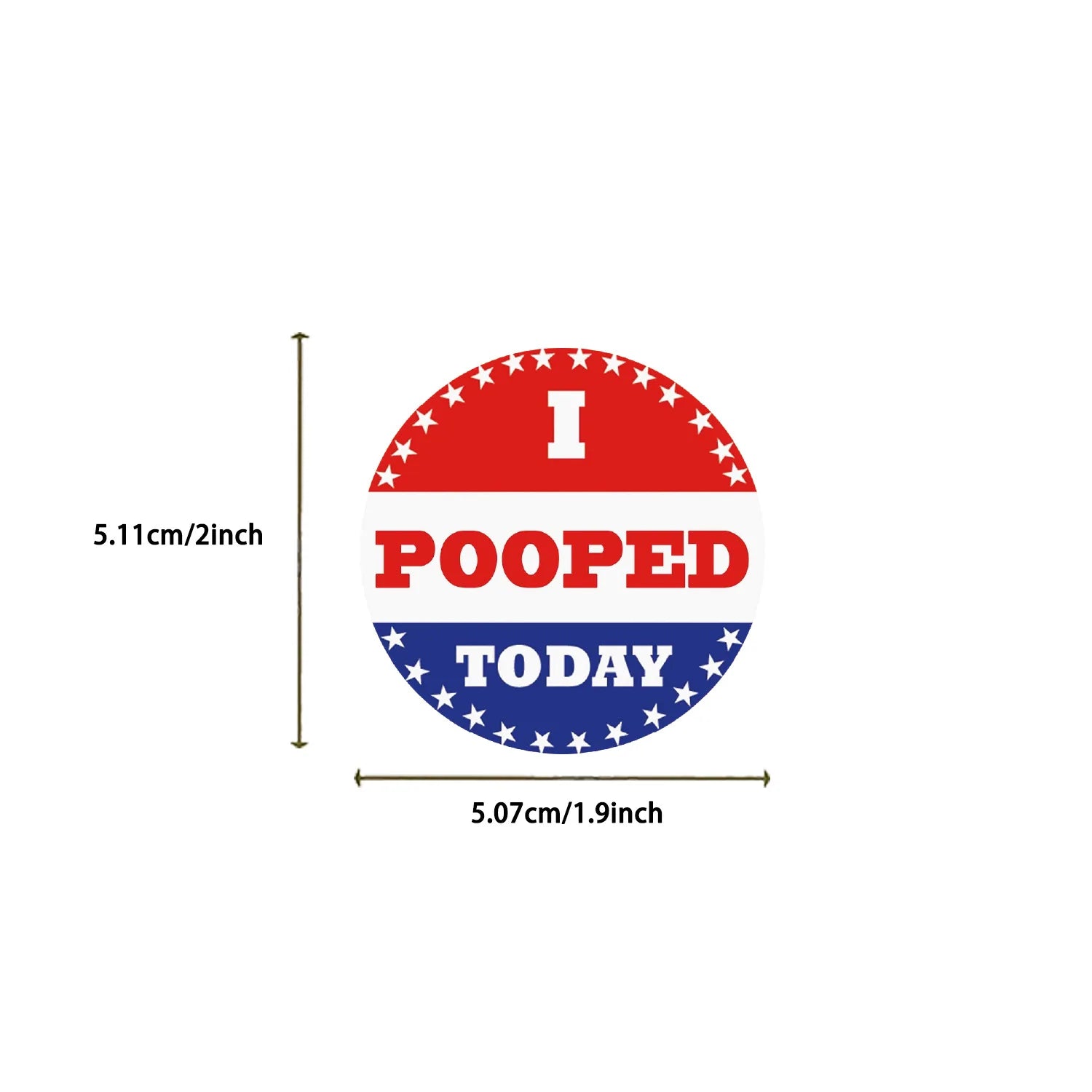 Funny prank meme sticker pack showing 5 cm size and multiple cartoon graffiti designs