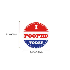 Funny prank meme sticker pack showing 5 cm size and multiple cartoon graffiti designs