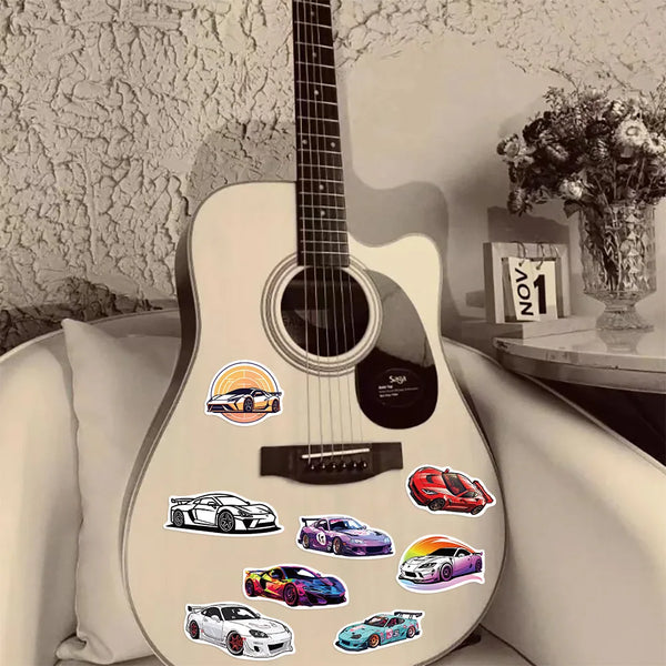 Cute car Sticker Set