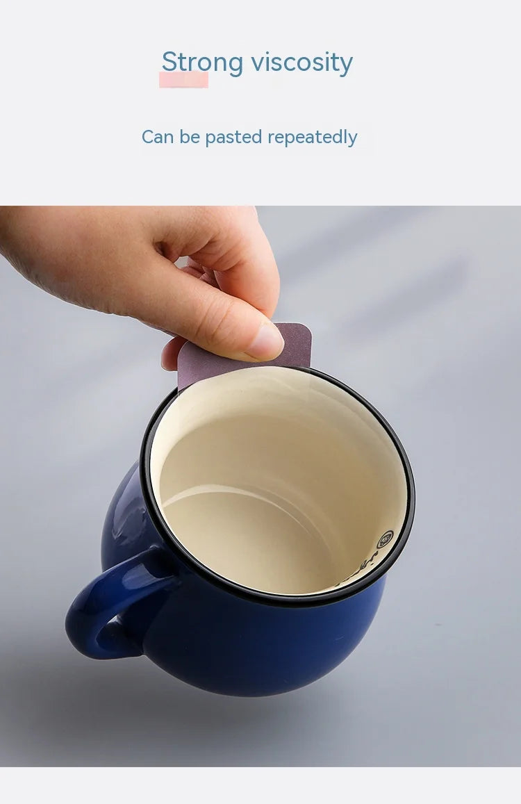 Multiple sheets of transparent arrow index tabs showing quantity and layout