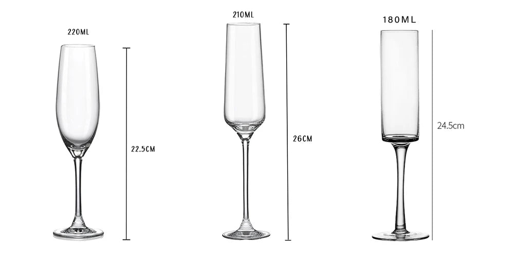 Custom wedding glassware champagne flutes with engraved text