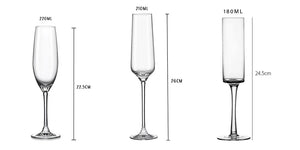 Custom wedding glassware champagne flutes with engraved text