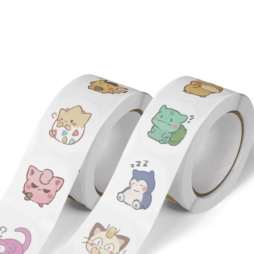 Waterproof anime stickers on car and bicycle surfaces