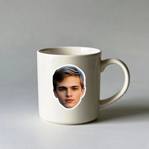 Waterproof PVC custom face stickers suitable for daily use