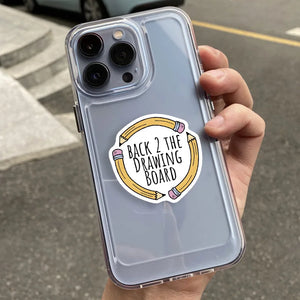 Waterproof sarcastic aesthetic stickers with durable graffiti-style printing